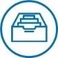An icon of documents